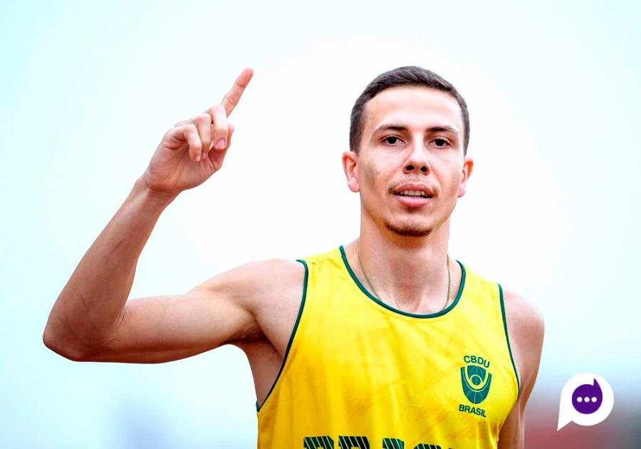 Atleta de Paranavaí conquista título pan-americano universitário nos 400 metros com barreiras