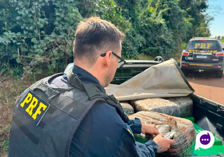 Fuga na PR-323 termina com apreensão de mais de 550 kg de drogas em Terra Boa