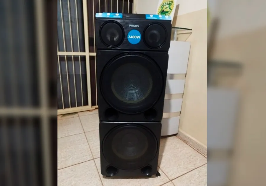 Equipamento de som é apreendido após denúncia de perturbação do sossego em Querência do Norte