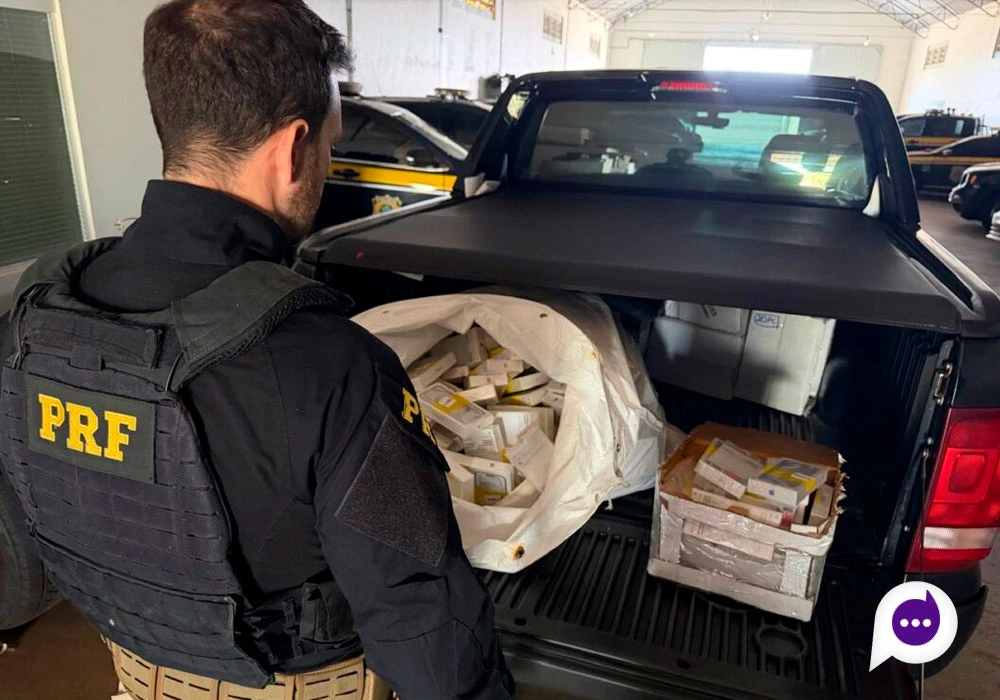 Carga de iPhones avaliada em R$ 1 milhão é interceptada pela PRF no Noroeste do Paraná