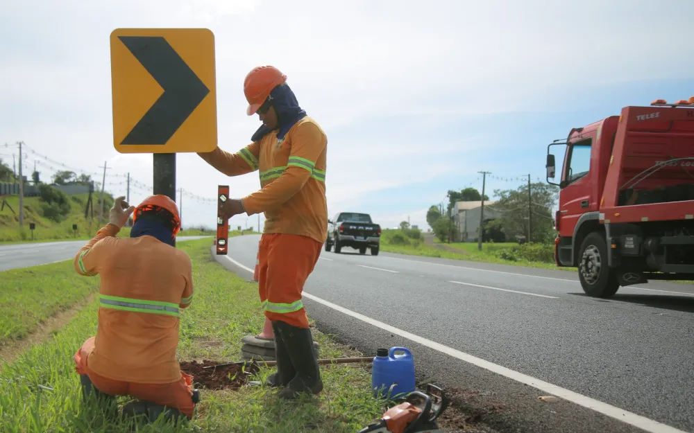 Concessionária realiza obras de manutenção e altera tráfego em cinco rodovias nesta terça-feira