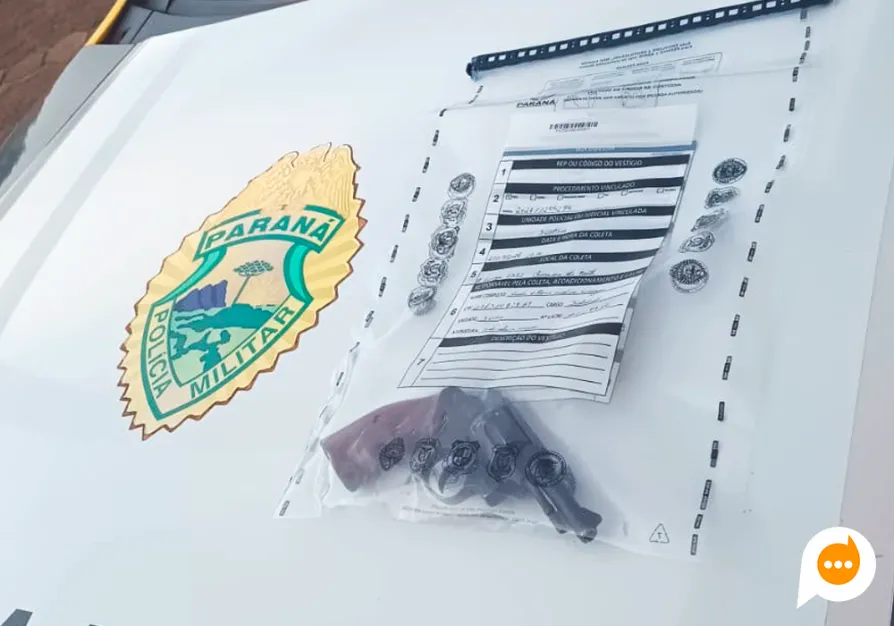 Familiares entregam à polícia arma de envolvido em confronto em Querência do Norte