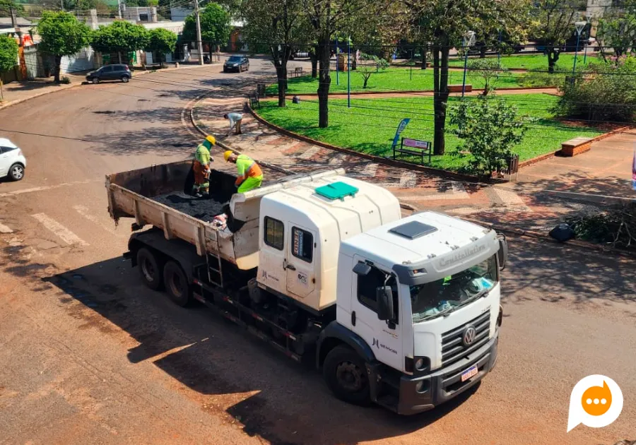 Estiagem viabiliza reparos em rodovias de Itaúna do Sul e Diamante do Norte